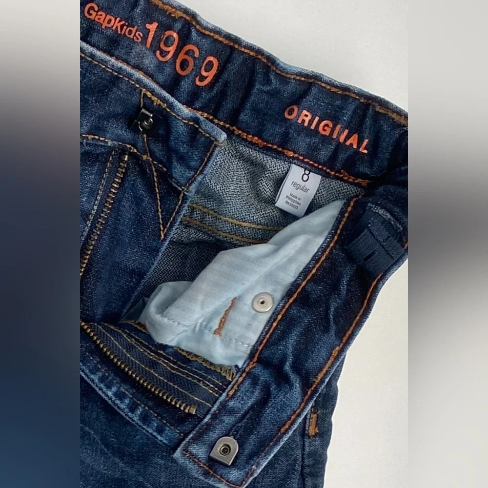 GAP KIDS | 1969 Blue Jeans | Boys Size 8 Adjustable Waist
